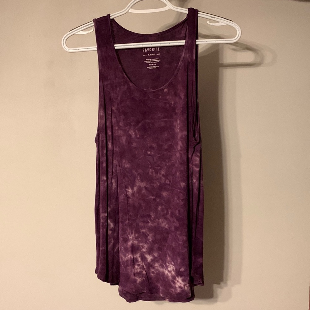 American Eagle Purple Hazel Tye Dye Tank